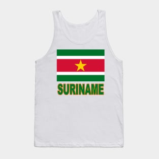 The Pride of Suriname - Suriname Flag Design Tank Top